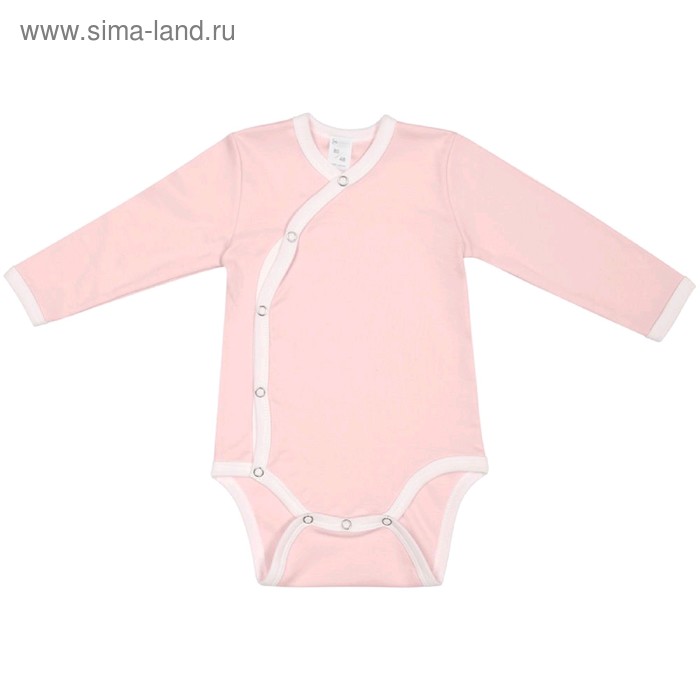 Боди детское Baby Prime, рост 68 см, цвет розовый - Фото 1