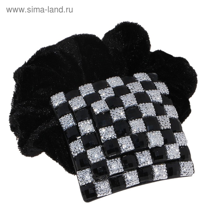 резинка для волос"День-ночь" квадрат - Фото 1