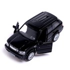 Машина металлическая LAND ROVER RANGE ROVER SPORT,1:32, открываются двери, инерция, цвет чёрный 5095155 - фото 12418755