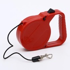 Рулетка малая эконом, 3 м, до 18 кг, красная - Фото 3