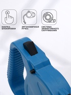 Рулетка малая эконом, 3 м, до 18 кг, синяя - Фото 2