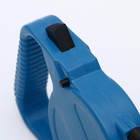 Рулетка малая эконом, 3 м, до 18 кг, синяя - Фото 4