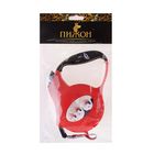 Рулетка с резиновой ручкой, 3 м, до 35 кг, красная - Фото 2