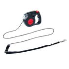 Рулетка с фонариком, 4,5 м, до 35 кг, чёрная - Фото 1