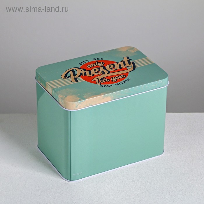 Подарочная банка «Gift box», 16 х 11 х 12,5 см - Фото 1