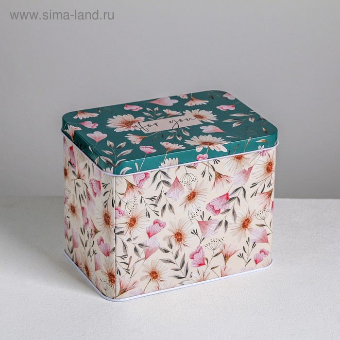 Подарочная банка for you, 16 х 11 х 12 см