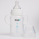 Бутылочка, широкое горло, ULTRA MED +, с ручками, 270 мл., +0 мес., медленный поток - фото 42850162