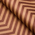 Бумага упаковочная, "Зиг-Заг", крафт, коричневая, 50 х 70 см - Фото 1