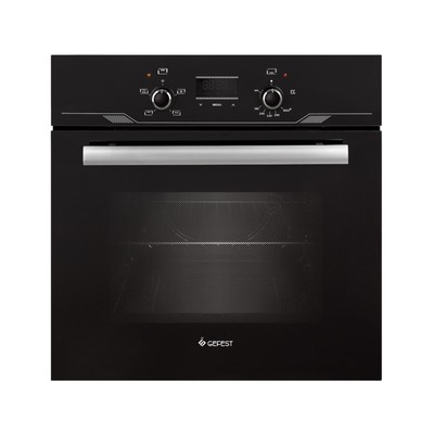 Духовой шкаф Gefest ДГЭ 621-03, газовый, 52 л, газ-контроль, гриль, дисплей, чёрный