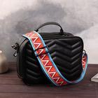 Ручка для сумки, стропа, 130 ± 5 см, цвет оранжевый, фурнитура МИКС - Фото 2