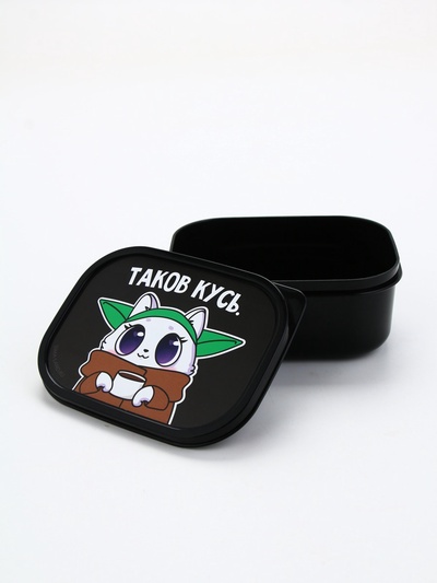 Ланч - бокс прямоугольный «Таков кусь», 500 мл