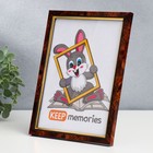 Фоторамка пластик 15х21 см 682 тёмный орех - фото 21074192