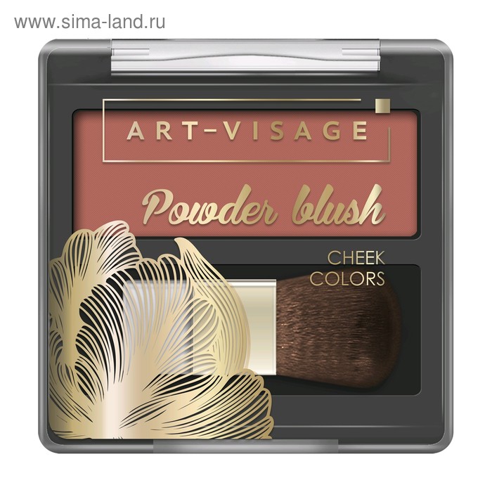 Румяна Art-Visage Powder blush, оттенок 304 - Фото 1