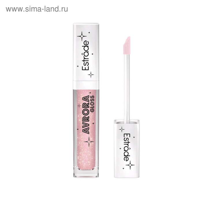 Блеск для губ Estrâde Avrora, мерцающий, оттенок 105 - Фото 1