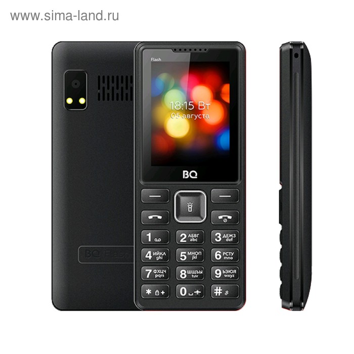 Сотовый телефон BQ M-2444 Flash 2,4", 32Мб, microSD, 2 sim, чёрный - Фото 1