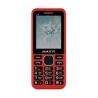 Сотовый телефон MAXVI C25 2,4", 32Мб, microSD, 2 sim, красный - Фото 1