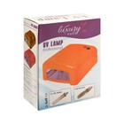 Лампа для гель лака Luxury, UV, 36 Вт, таймер 120 сек, оранжевая - Фото 6
