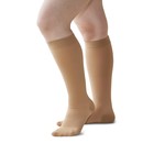 Чулки медицинские компрессионные, ниже колена, с мыском, 1 класс, арт.3002 рост 2, размер 4 (L), цвет бежевый - Фото 2