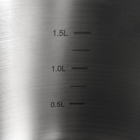 Кастрюля Korkmaz Pro line, 2 л, 16×10 см, металличекая крышка - Фото 3