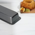 Форма для выпечки Доляна «Жаклин. Хлеб», 38×14 см, антипригарное покрытие, цвет чёрный - Фото 4