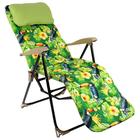 Кресло - шезлонг Nika, 82×59×117 см, принт с туканами - Фото 7