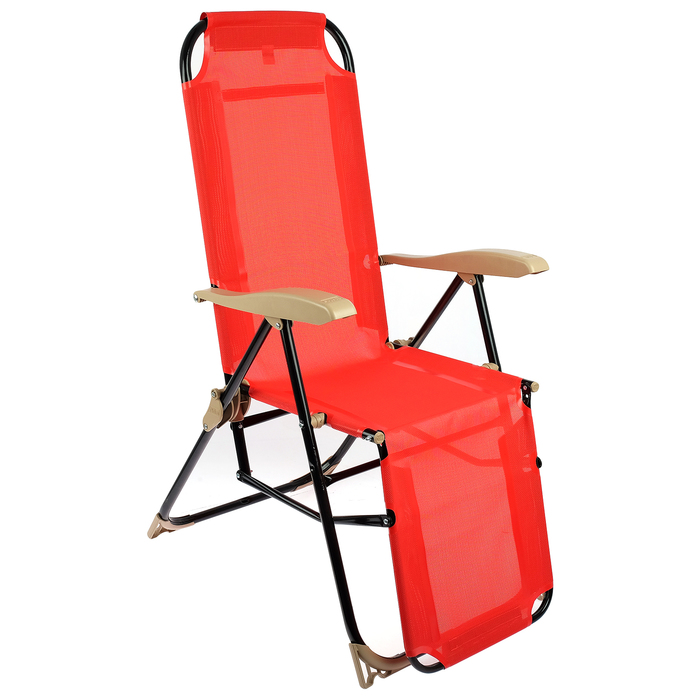 Кресло-шезлонг, 82x59x116 см, принт с фламинго - фото 1907108233