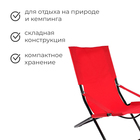 Кресло - шезлонг Nika, 85×64×86 см, принт с фламинго - Фото 2