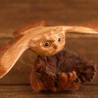 Сувенир "Сова на коряге" дерево 20х8х10 см - фото 24282570