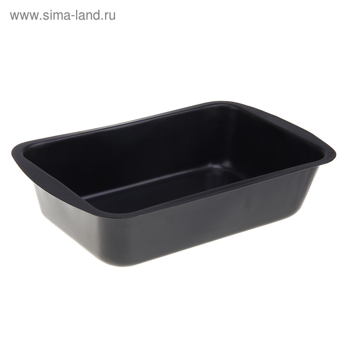 Форма для выпечки Доляна «Жаклин. Хлеб», 33×21 см, антипригарное покрытие, цвет чёрный - Фото 1