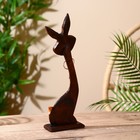 Сувенир на подставке «Заяц», 14×4.5×35 см, дерево, коричневый 4575283