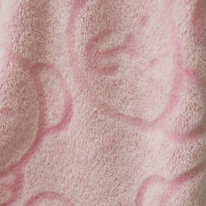 Плед-покрывало, размер 100 × 140 см, принт мишки, розовый - фото 1885033795