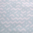 Плед, размер 100 × 118 см, принт орнамент, морская волна - Фото 2