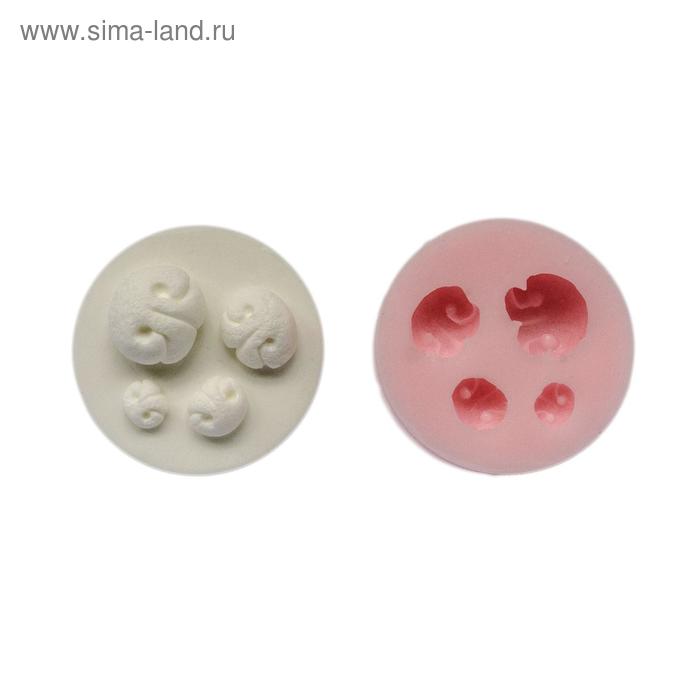 Молд силикон "Носики" большой нос 2х2 см МИКС - Фото 1