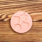 Молд силикон "Печеньки" 2,2 х 2,2 см МИКС - фото 809430276