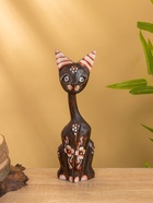Сувенир «Кошка в ошейнике», 7×3.5×20 см, дерево - фото 54710460