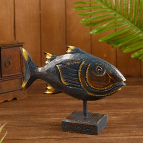 Сувенир на подставке "Рыба" дерево 30х10х22 см