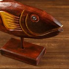 Сувенир на подставке «Рыба», 30×8×22 см, дерево  (артикул 4575553)  большой выбор товаров оптом и в розницу по низким ценам с доставкой