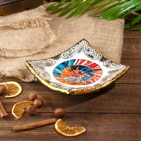 Тарелка декоративная "Элли" керамика 14х14х3 см