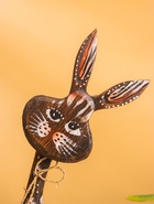 Сувенир на подставке «Заяц», 15×4.5×31 см, дерево 5054397