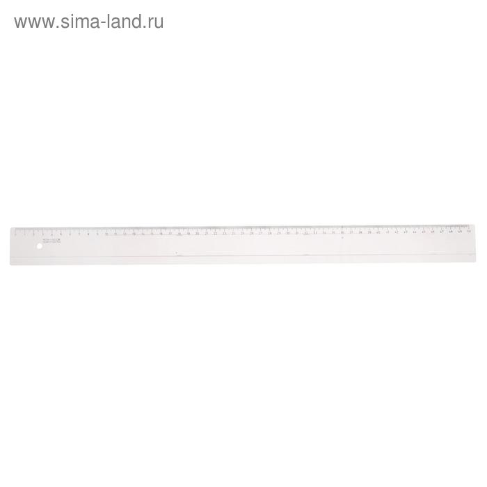Линейка 50 см Koh-I-Noor 742610, пластик, прозрачная - Фото 1