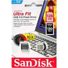 Флешка USB 3.0 SanDisk Cruzer Ultra Fit SDCZ430-128G-G46, 128Гб, чёрный - фото 51476615 Флешка USB 3.0 SanDisk Cruzer Ultra Fit SDCZ430-128G-G46, 128Гб, чёрный - фото 51476615