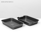 Туалет перламутровый средний с сеткой 36×26×6.5 см, серебро - Фото 6