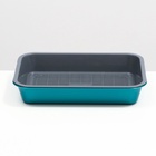 Туалет средний с сеткой 36×26×6.5 см, серый/бирюзовый - Фото 3