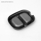 Миска 2×200 мл, серая - Фото 5