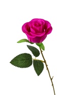 Цветок искусственный "Бутончик розы" 5х50 см сиреневый - фото 809151467