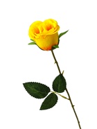 Цветы искусственные «Бутончик розы», 5×50 см, жёлтые 4738233