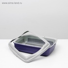 Лоток большой с сеткой и бортиком Atlantis «Стандарт», 43×33×12.5 см, фиолетовый - Фото 5