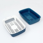 Лоток большой с сеткой Atlantis «Стандарт», 42×31×10 см, синий - Фото 7