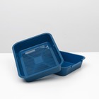 Туалет средний с сеткой 36 х 26 х 6,5 см, синий, - Фото 4