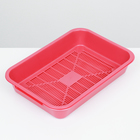 Туалет средний с сеткой 36 х 26 х 6,5 см, красный, - Фото 4